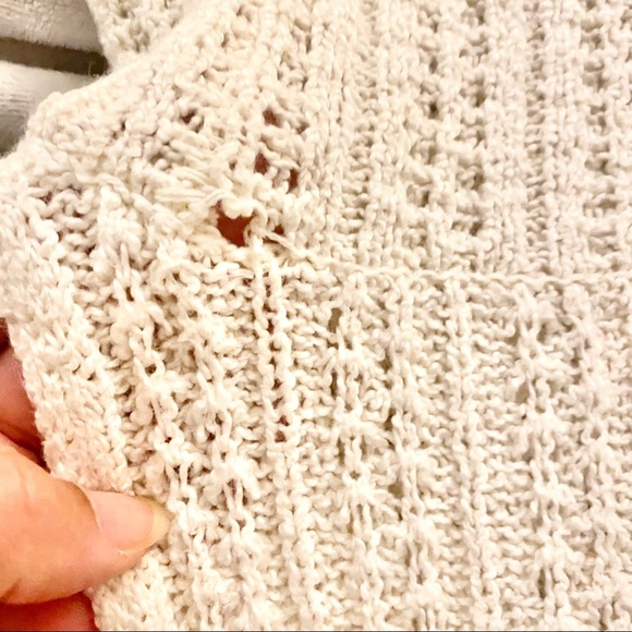 Hollister Cowl Neck Cream Chunky Sweater M - Picture 12 of 12